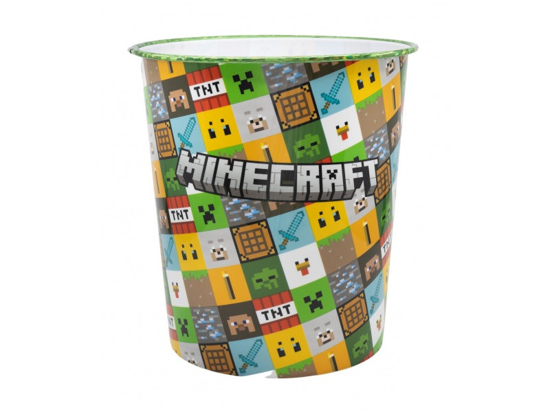 Detský odpadkový kôš Minecraft - plastový 5 l, 07085