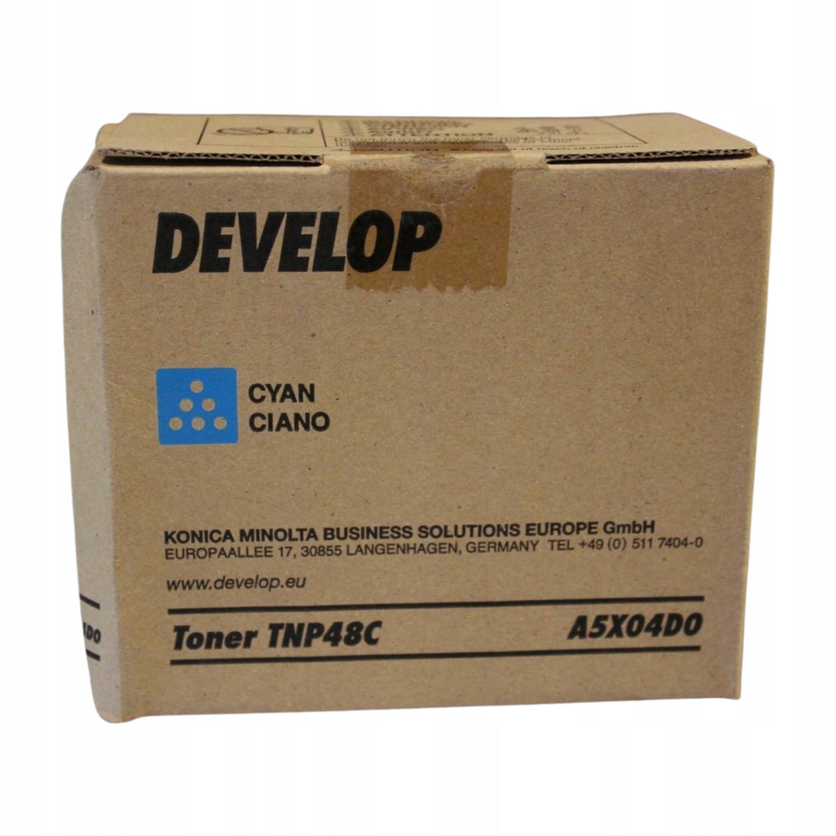 Develop TNP-48C A5X04D0 toner cyan original