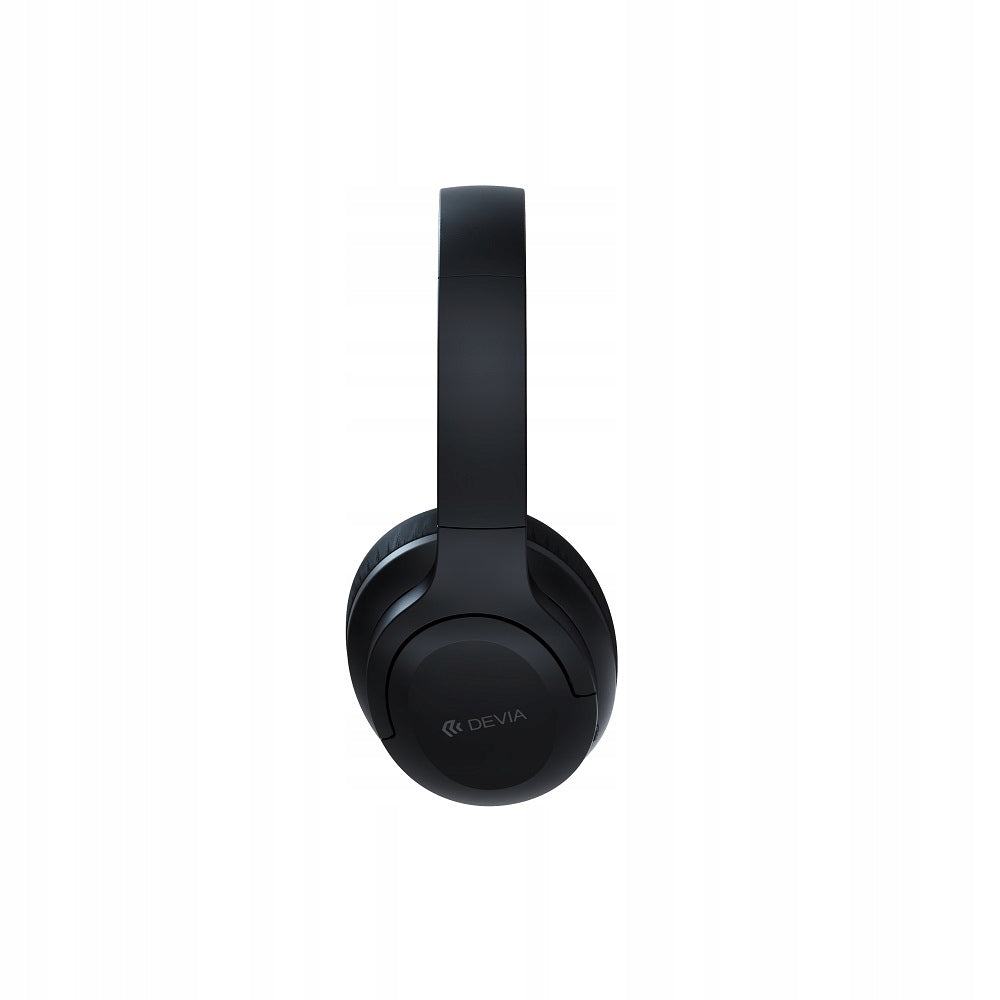 Devia Bluetooth EarBass Pro1 On-Ear Headphones Black with ANC Brand Devia