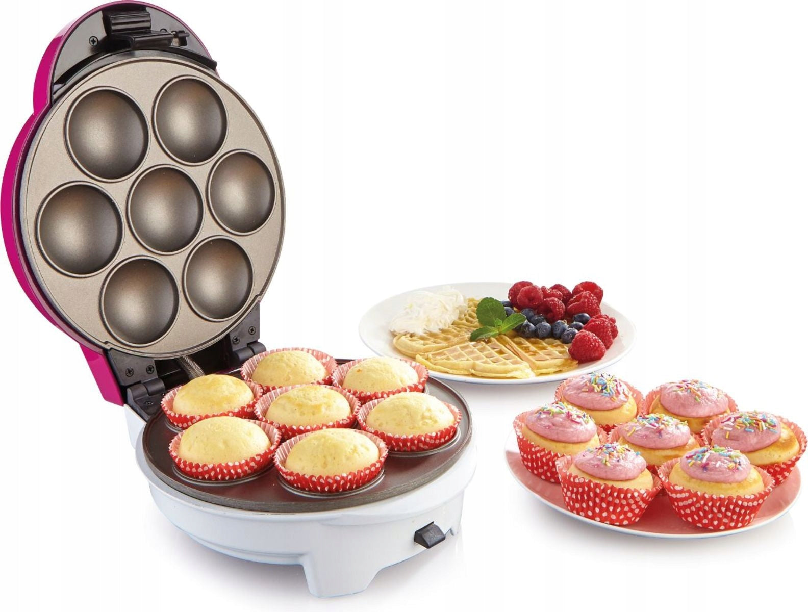 Device 2IN 1 Waffle Cupcakes Gorenje WCM702PW 700W