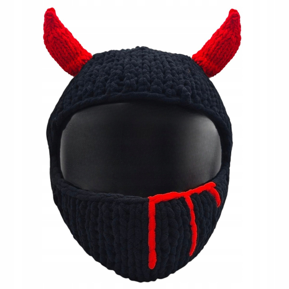 Devil Rider Helmet Cap Color black