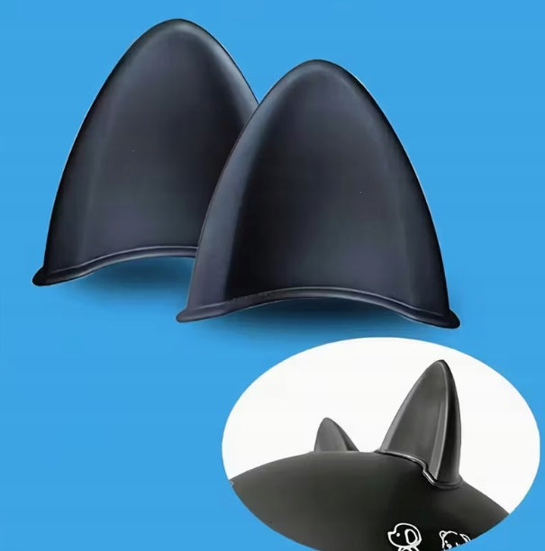 Devil cat ears for motorcycle helmet for children's bicycle helmet BLACK Manufacturer no brand