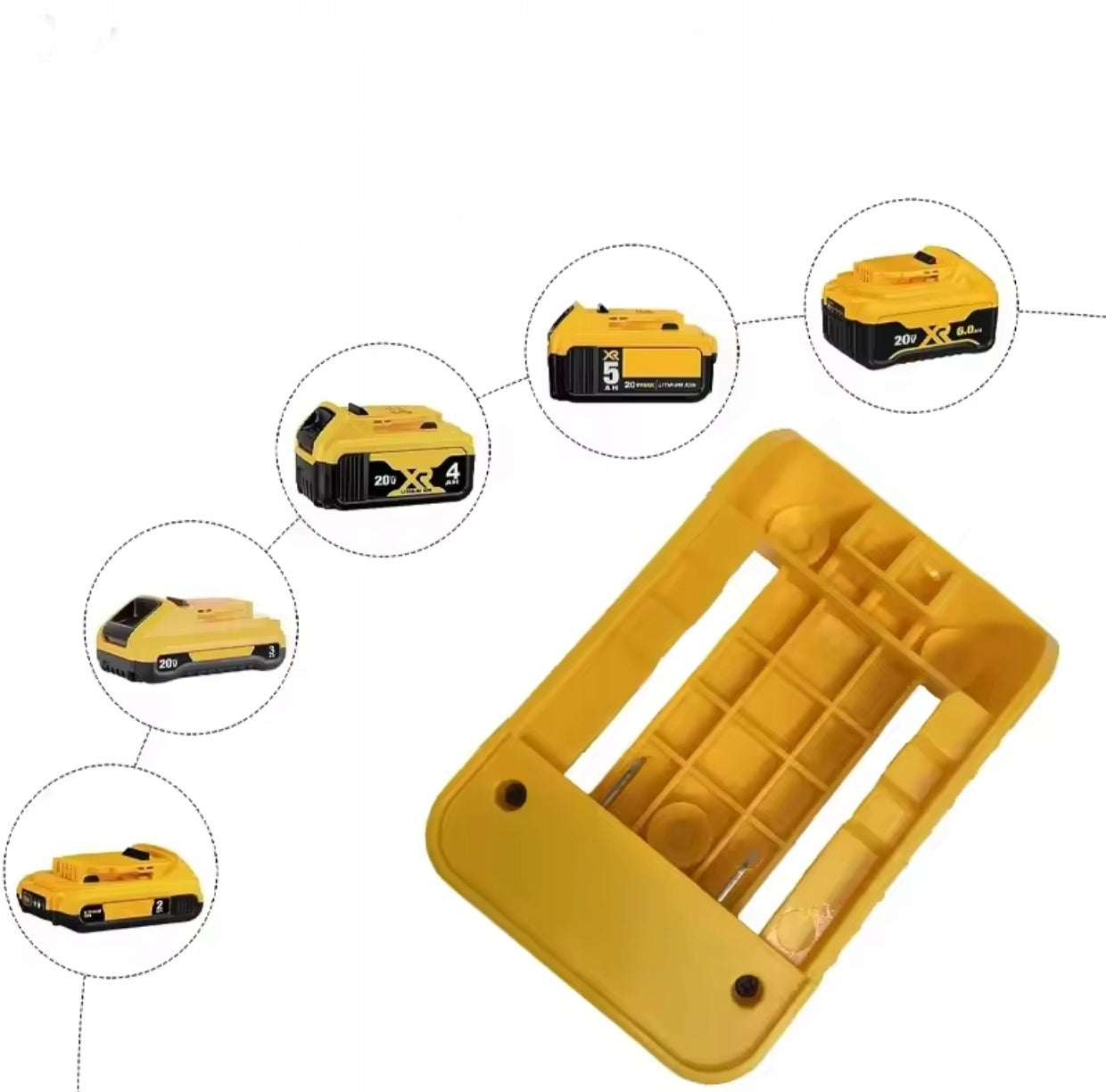 Dewalt 18V 20V DCB200 183 XR Battery Adapter USB C Charging Manufacturer code DCB200