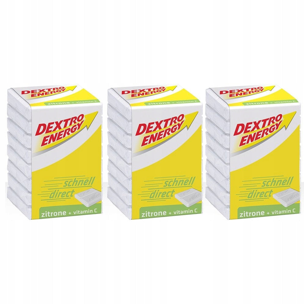 Dextro Energy Glucose Athletes Zitrone wit C 138g 24pcs Expiration date at least six months from the date of purchase