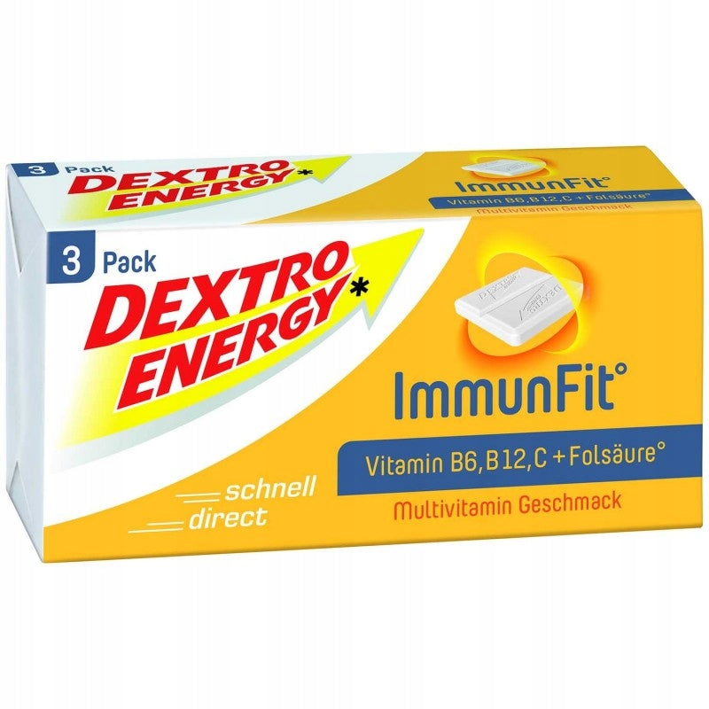 Dextro Energy ImmunFit Glucose Dextrose Vitamins 3x46g 138g cube