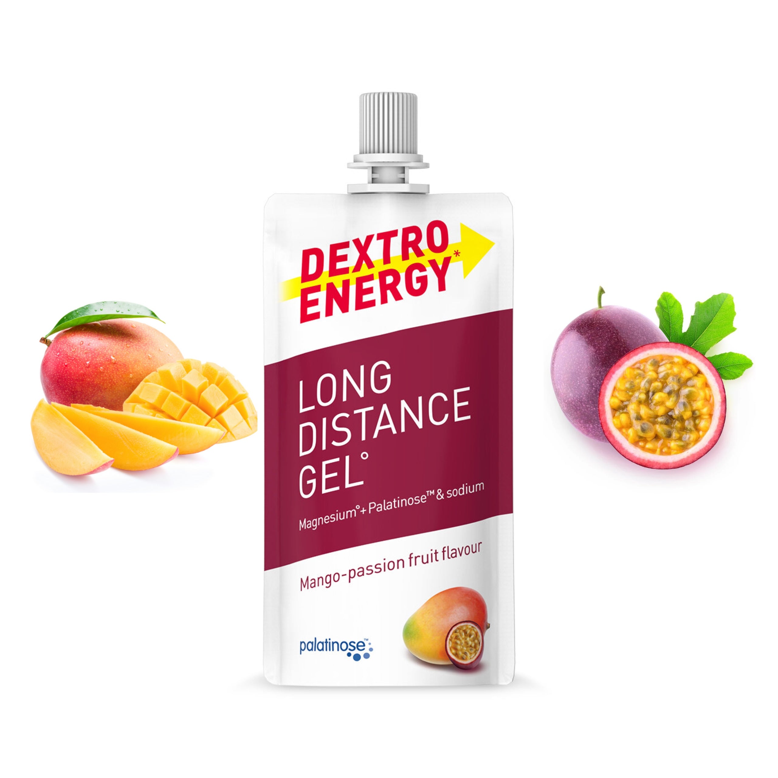 Dextro Energy Mango-flavored energy gel for long distances - passion fruit EAN (GTIN) 42450047