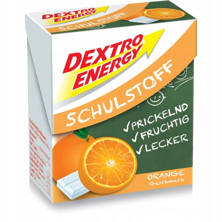 Dextro Energy Minis Orange Flavoured Glucose 50 g Orange Cubes