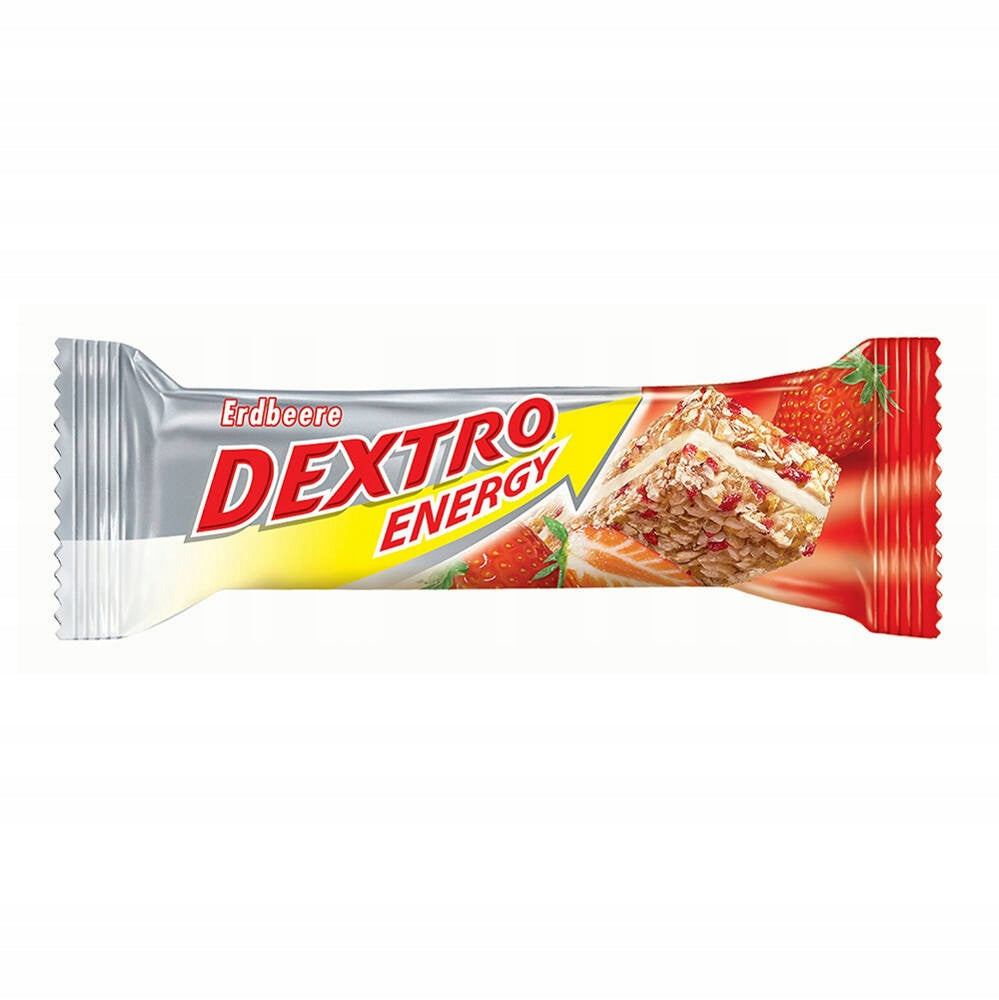 Dextro Energy - Power Riegel Energy Bar - Strawberry - 35 g
