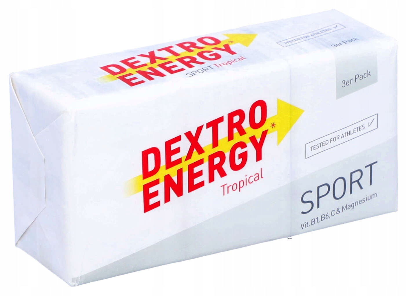 Dextro Energy Sport energy tablets magnesium vitamin C, B6 138 g 3x46g Expiration date at least 1 year from the date of purchase
