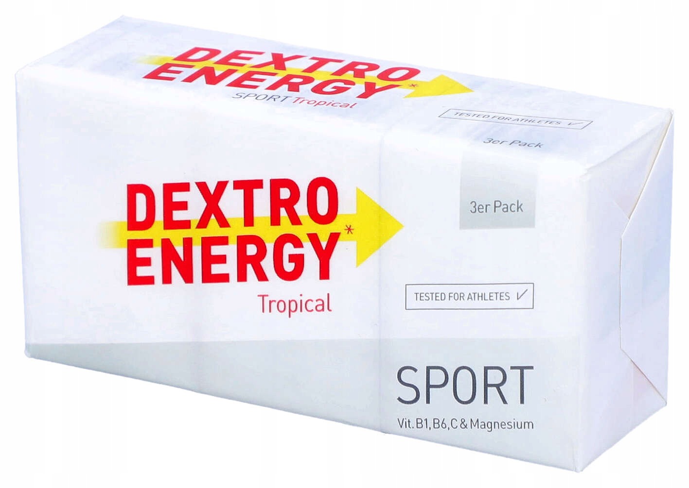 Dextro Energy Sport energy tablets magnesium vitamin C, B6 138 g 3x46g Packaging status original