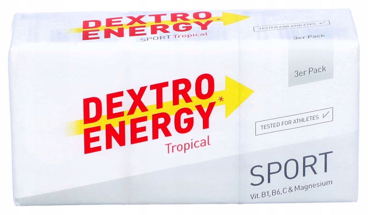 Dextro Energy Sport energy tablets magnesium vitamin C, B6 138 g 3x46g
