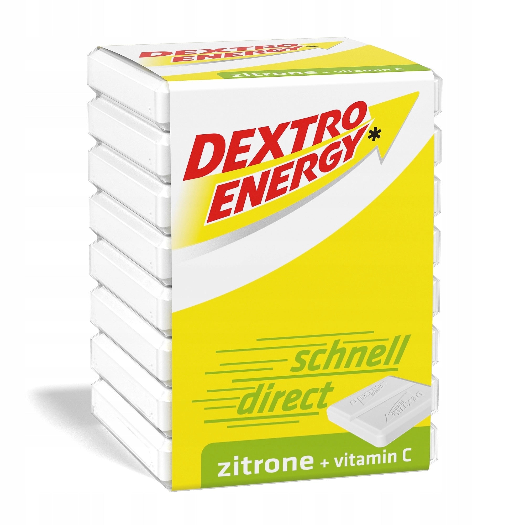Dextrose Dextro Energy Vitamin C+ lemon flavour 1 cube 8 lozenges Packaging status original