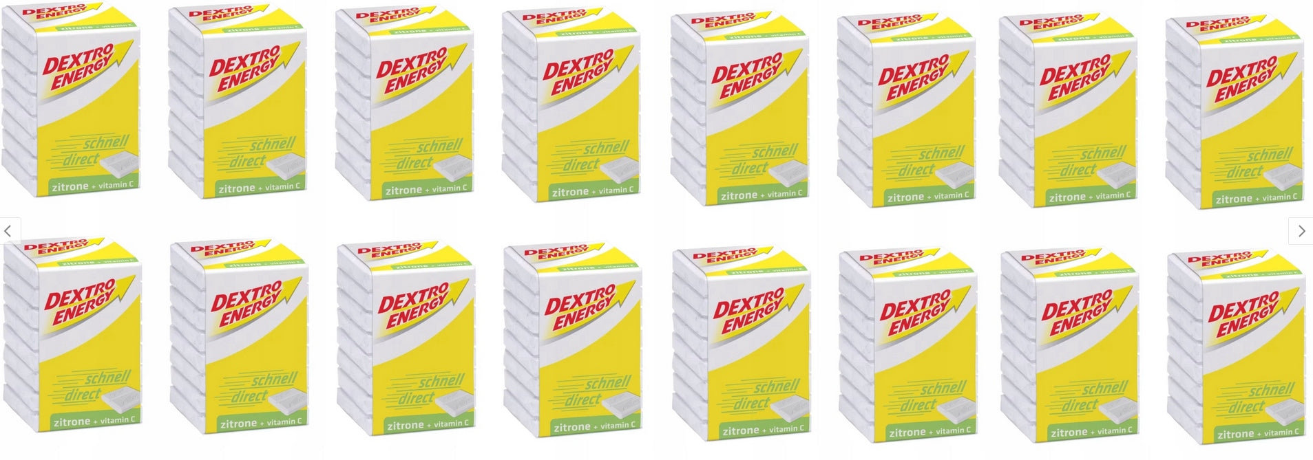 Dextrose Dextro Energy Vitamin C+ lemon flavour 1 cube 8 lozenges