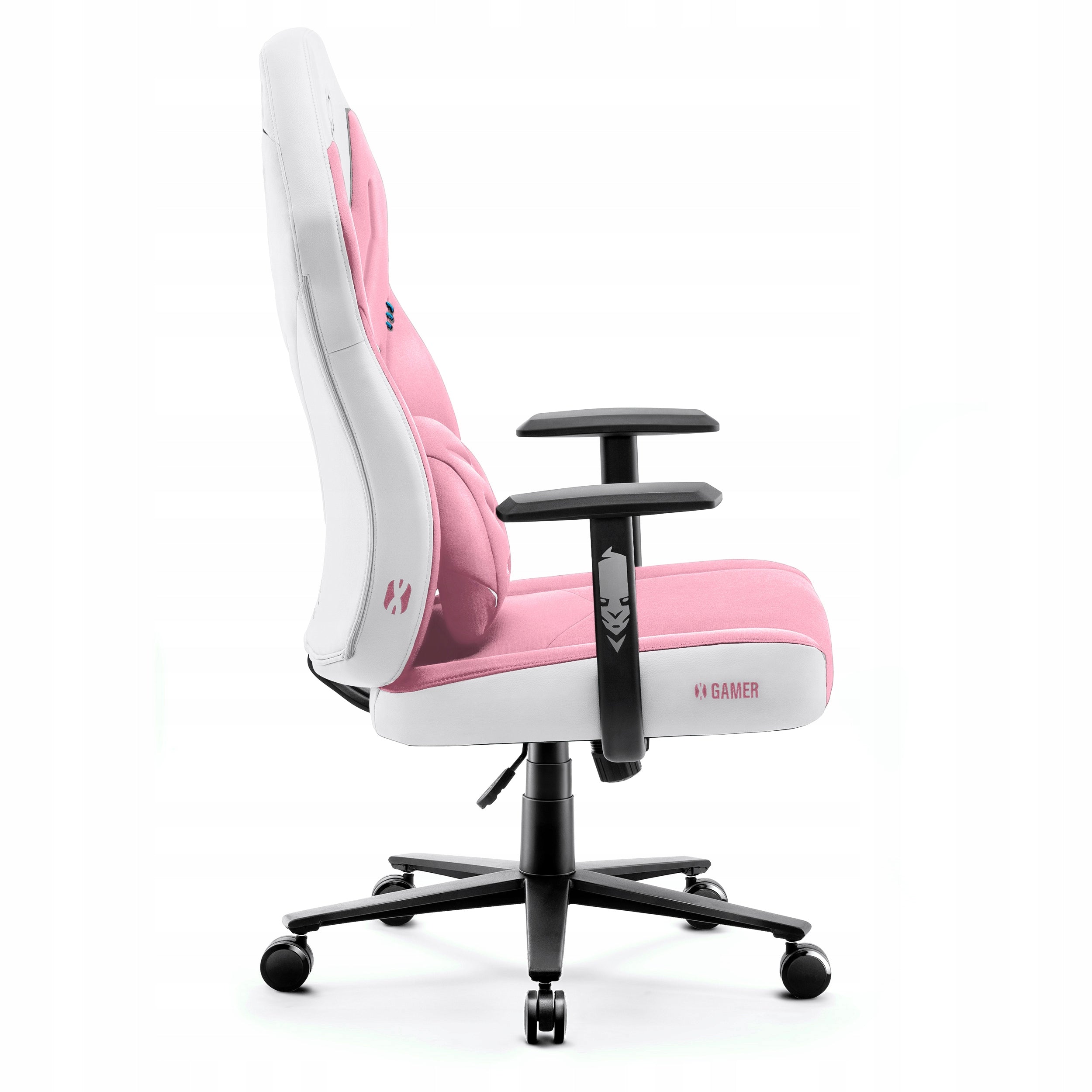 Diablo X-GAMER NORMAL SIZE Marshmallow Pink Gaming Chair (Pink) Maximum seat height 59 cm