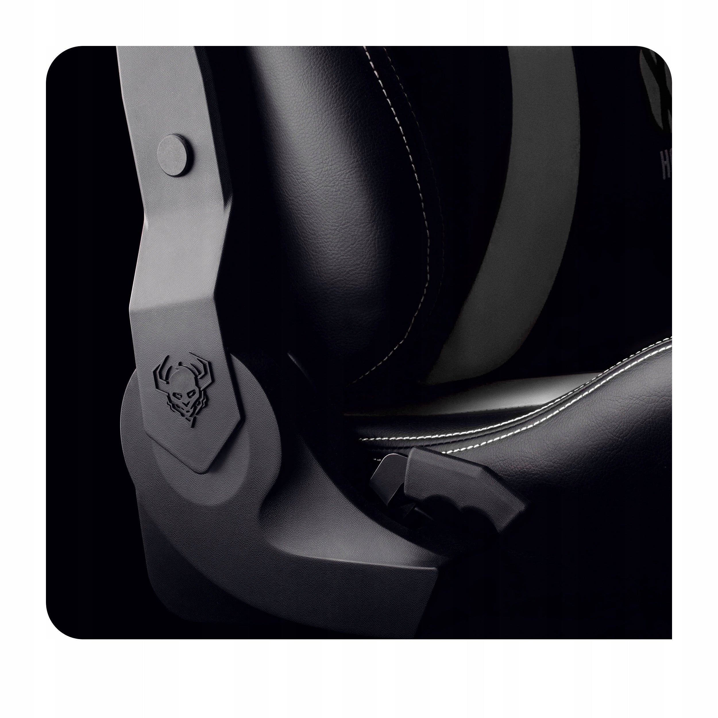 Diablo X-Horn 2.0 Normal Size Gaming Chair Black and White Faux Leather White Furniture depth 53 cm