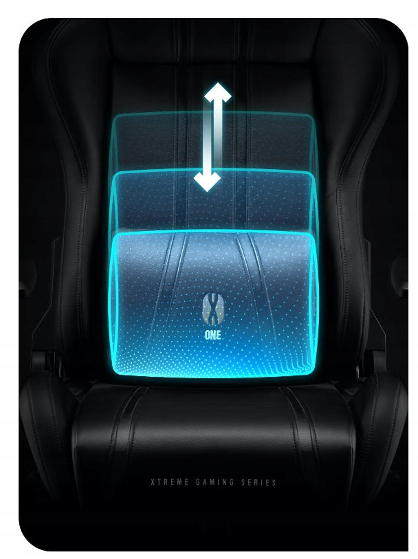 Diablo X-One 2.0 L Normal Size Gaming Chair : Black & Black Furniture width 69 cm