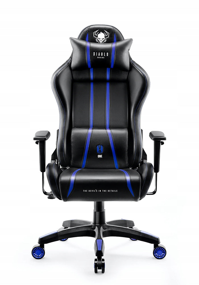 Diablo X-One 2.0 Normal Size Rotary Gaming Chair Black-Blue Packaging status original