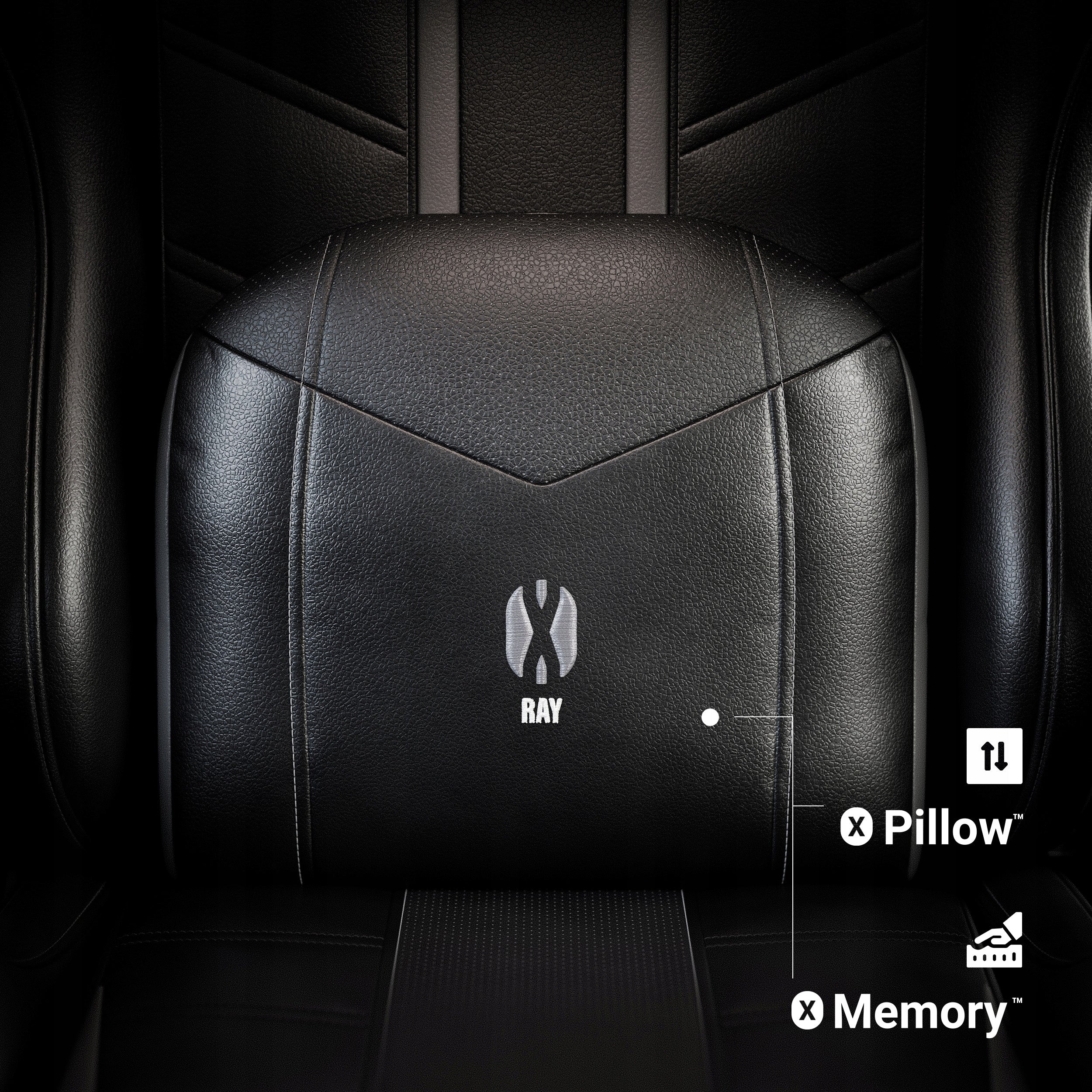 Diablo X-Ray 2.0 Normal Size Gaming Chair: Black & Grey Furniture width 69 cm