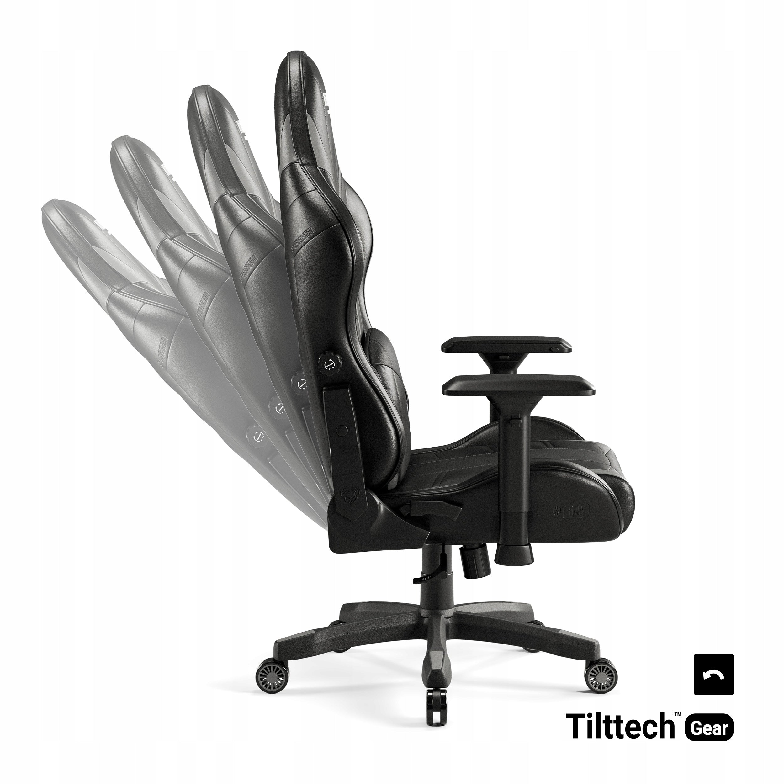 Diablo X-Ray 2.0 Normal Size Gaming Chair: Black & Grey Manufacturer code 830