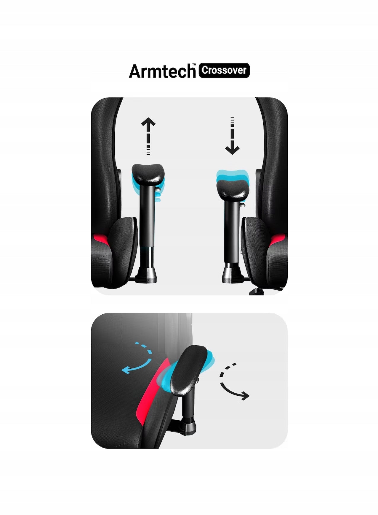 Diablo X-STARTER Gaming Chair: Black and Red Manufacturer code 1430