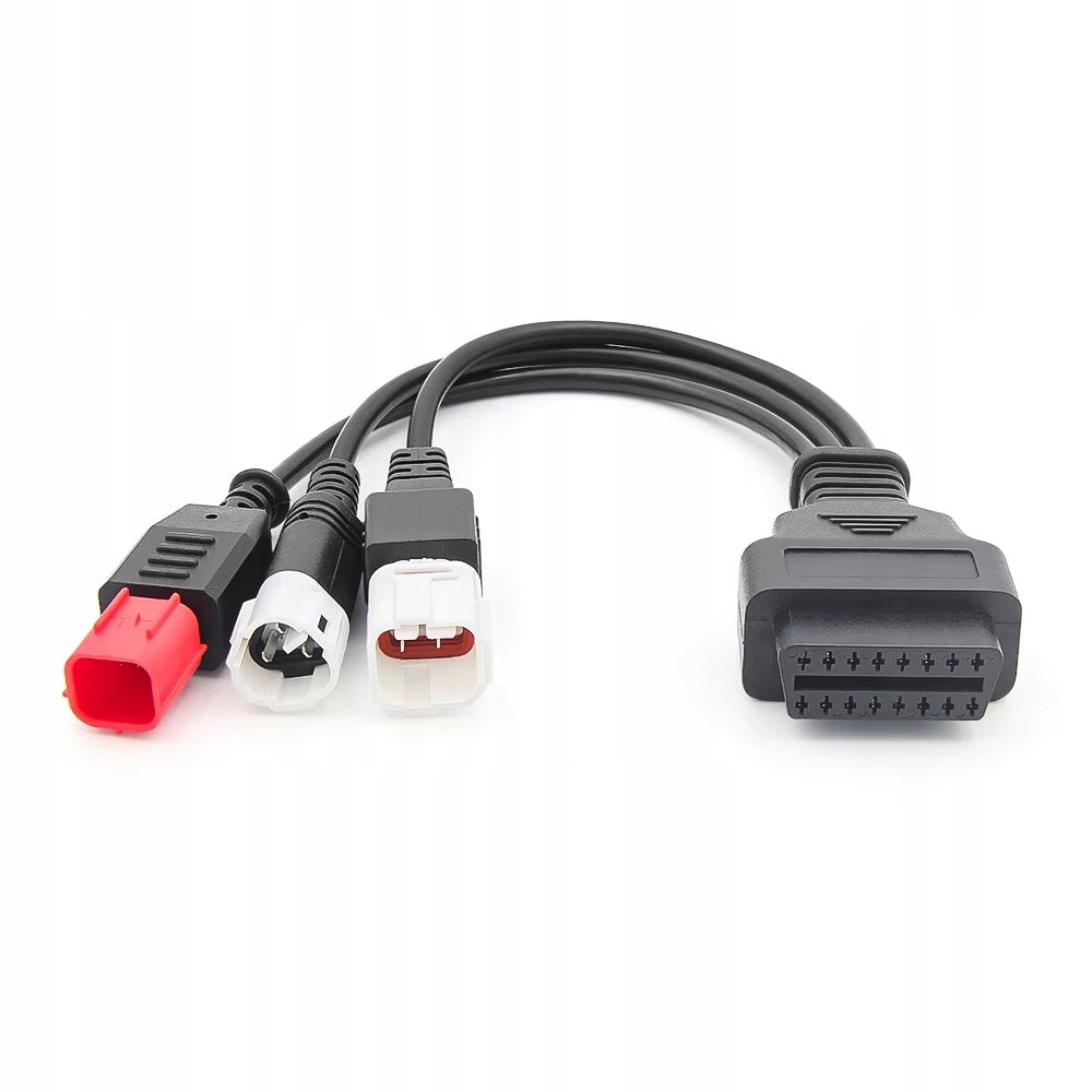 Diagnostic Cable / Adapter 3in1 Yamaha HONDA 3 pin 4 pin 6pin - OBD2 Brand Chiny