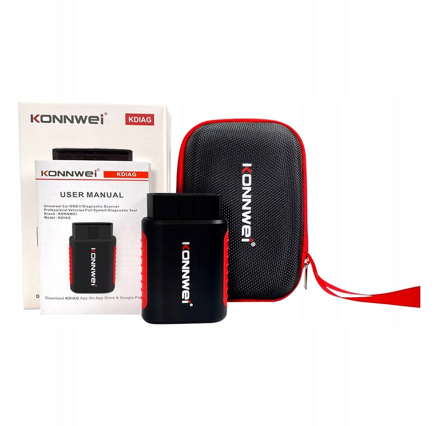 Diagnostic Interface KONNWEI KDIAG OBD2 Bluetooth BT Android iOS PL Manufacturer code Diagnostyka Samochodowa Bluetooth iOS Android
