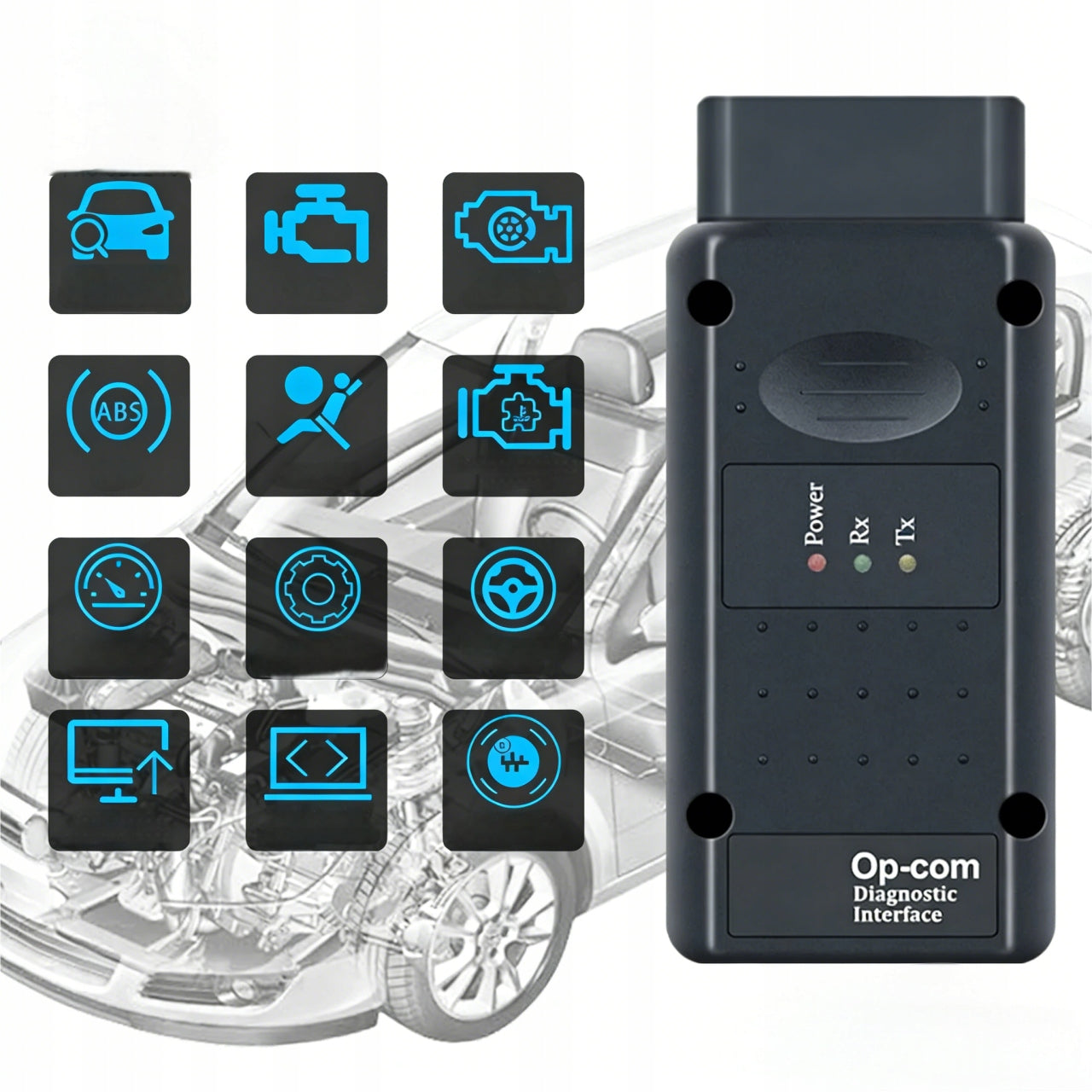 Diagnostic Interface for Scanner Cable Diagnosis OBD2 OP-COM V1.99 Brand no brand