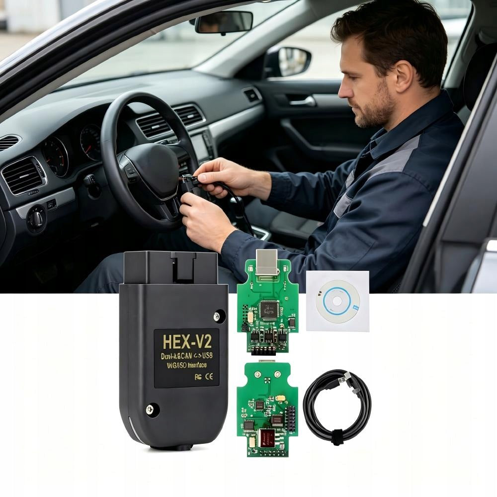 Diagnostic interface HEX-2 + VCDS 25.3. VW AUDI SKODA SEAT 1996-2022