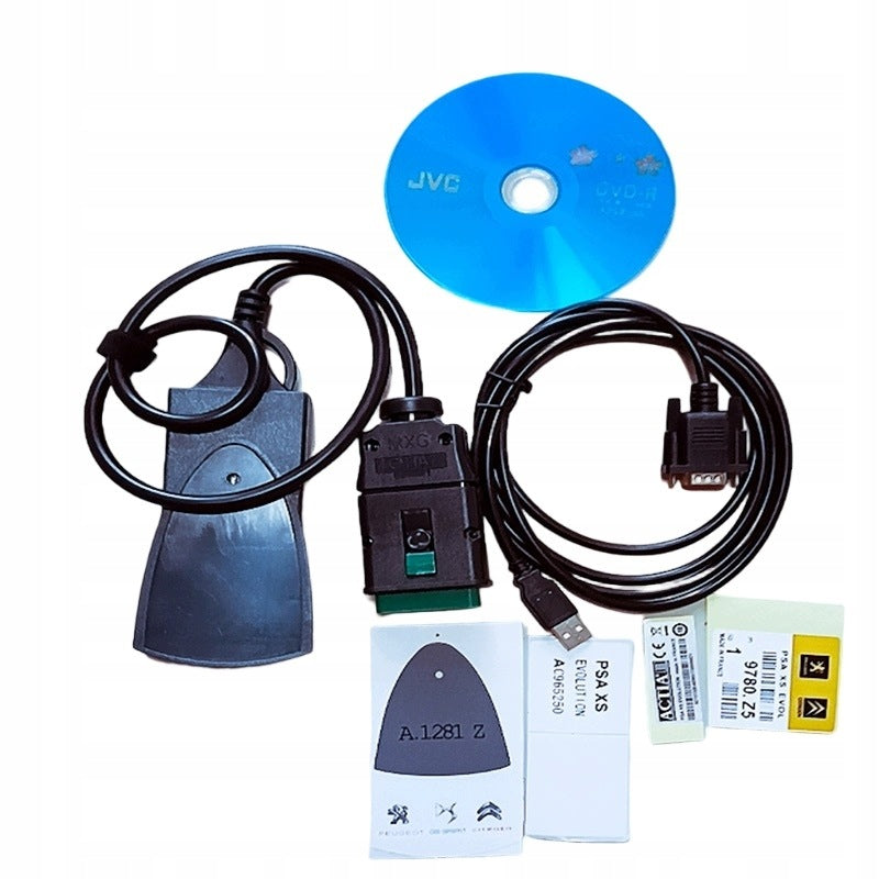 Diagnostic interface PEUGEOT CITROEN OPEL DS DIAGBOX 9.85 LEXIA PP2000 Manufacturer code 4059300925342