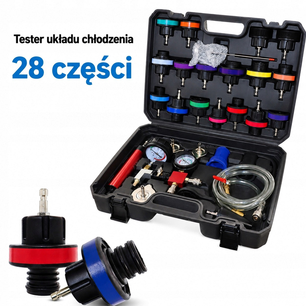 Diagnostic kit for cooling system BITUXX 28 elements leak test Brand Bituxx