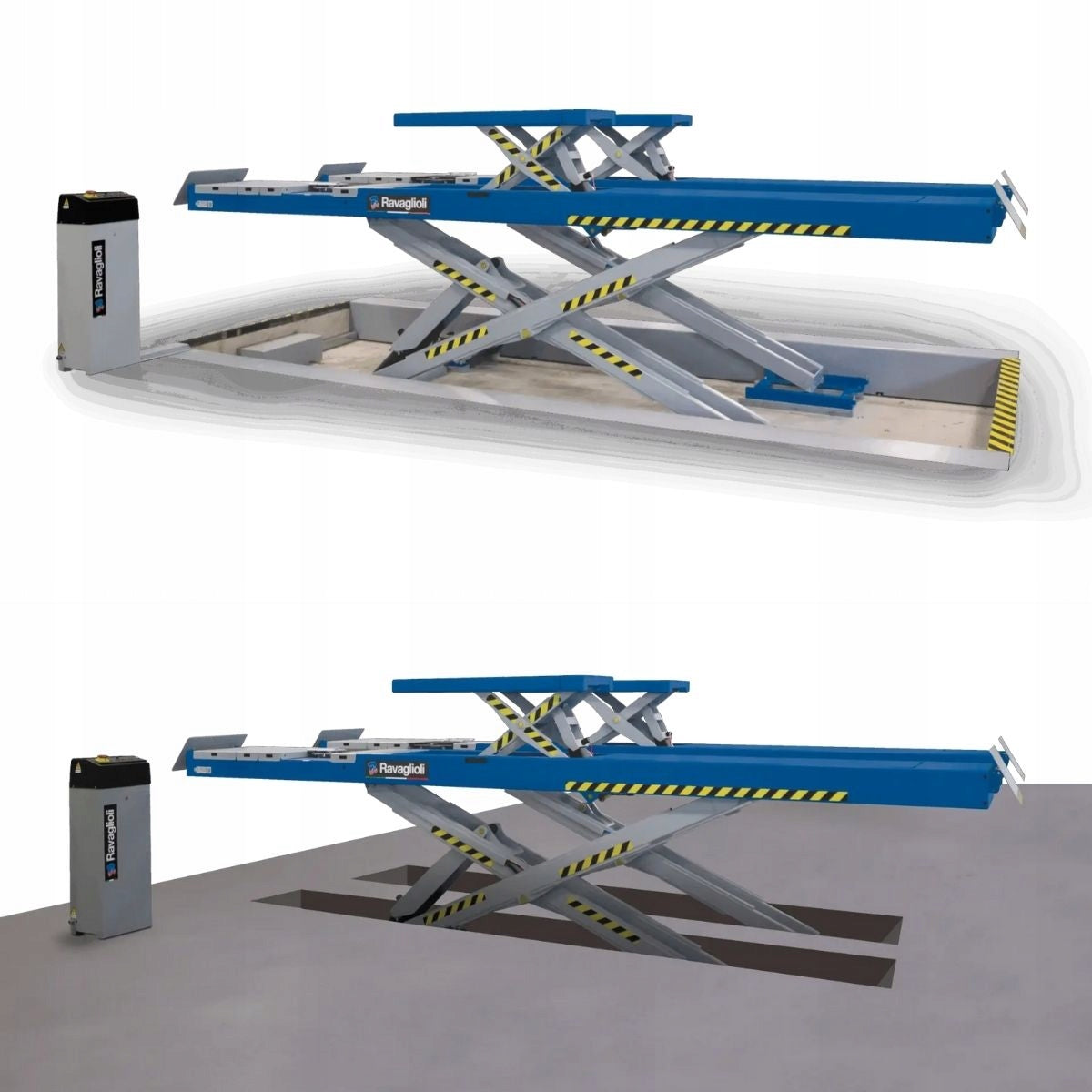Diagnostic scissor lift 5T RAVAGLIOLI RAV650N.2.55.ISI EAN (GTIN) 8057157131646
