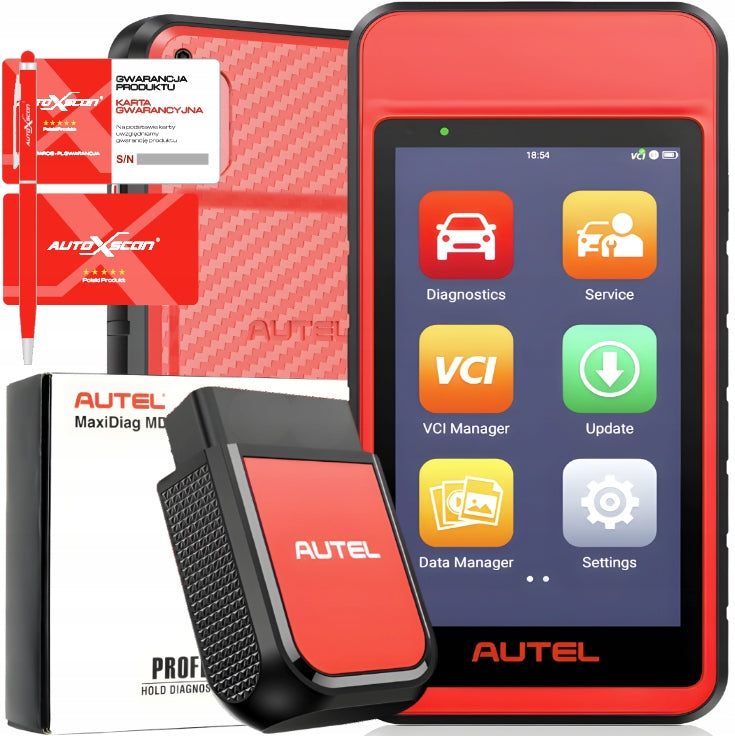 Diagnostic tester AUTEL MaxiDiag MD909PRO FREE UPDATES Polish! Manufacturer code MD909PRO