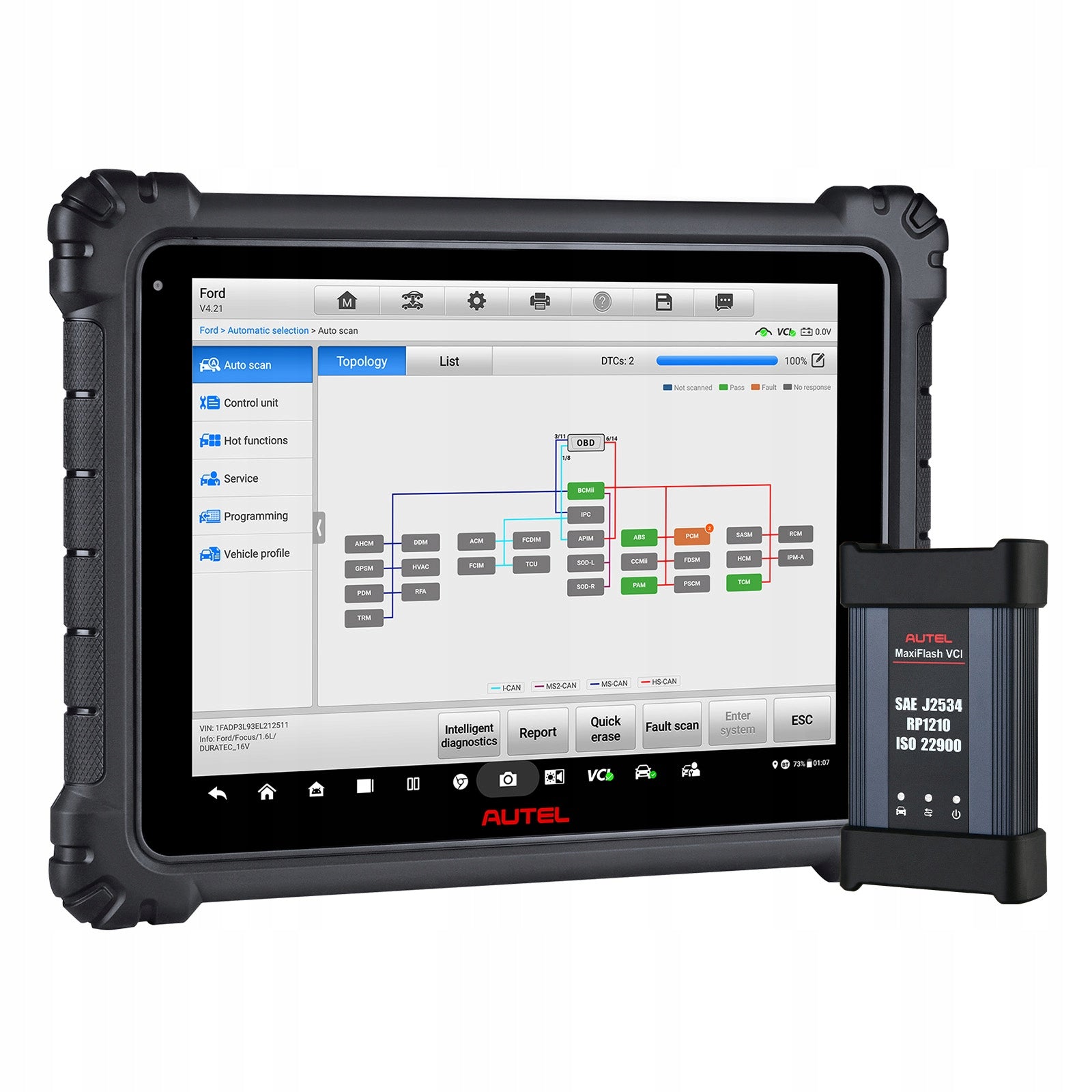 Diagnostic tester Autel MaxiCom ULTRA LITE FROM OFFICIAL DEALER AUTEL