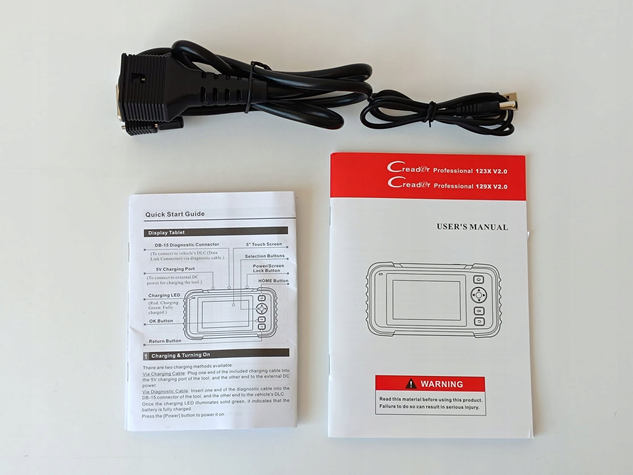 Diagnostic tester LAUNCH CRP129X V2.0 car red Brand Launch