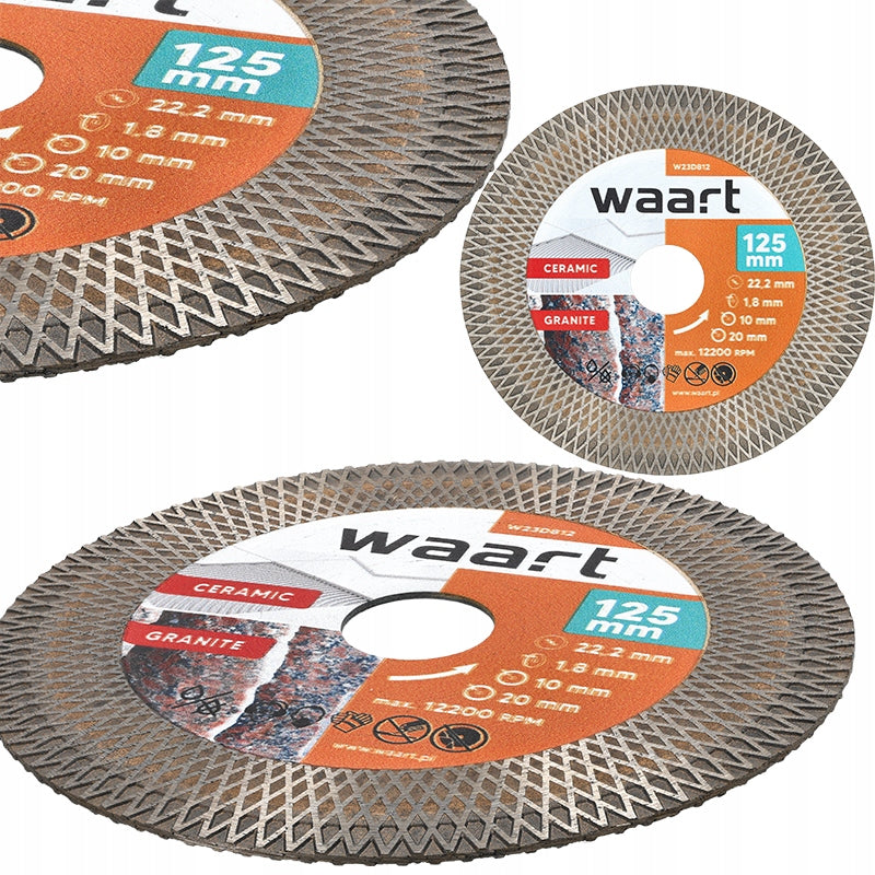 Diamond blade for cutting, chamfering STONEWARE,MARBLE,GRANITE 125mm