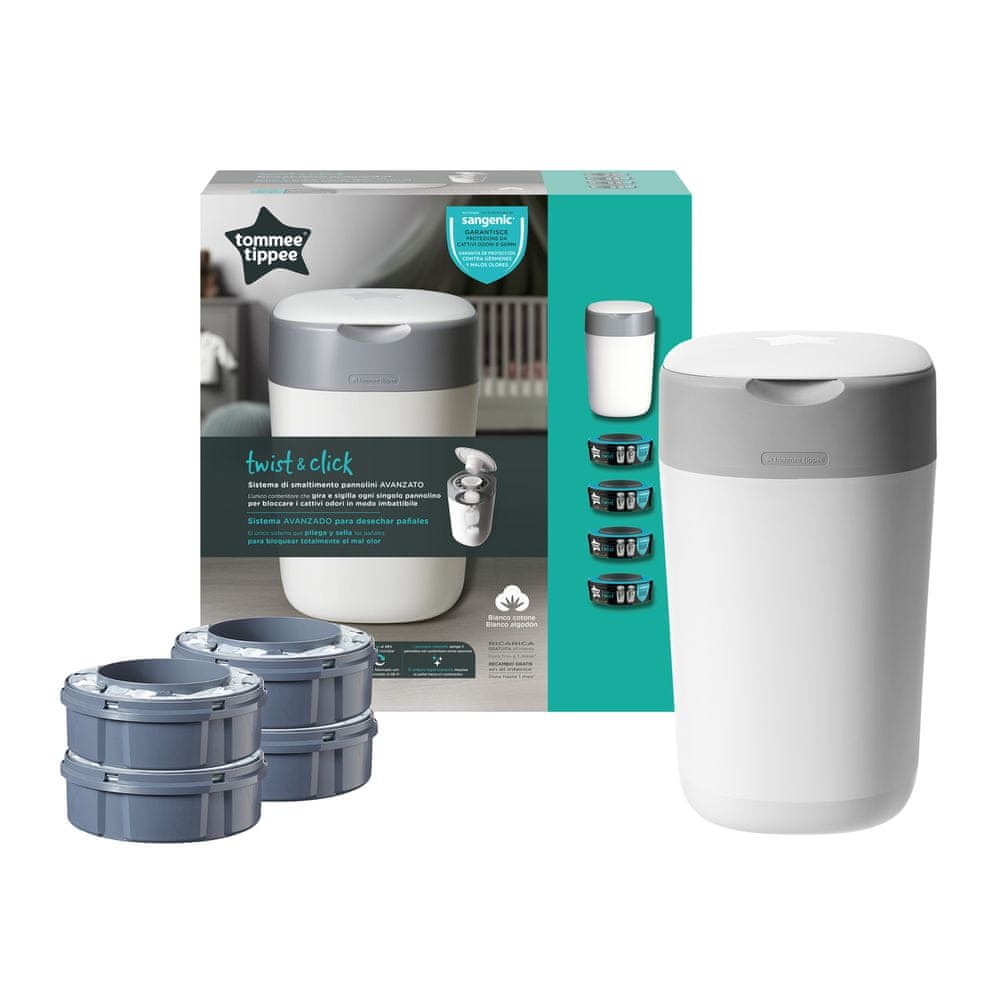 Diaper basket Tommee Tippee Twist & Click + 4 refills