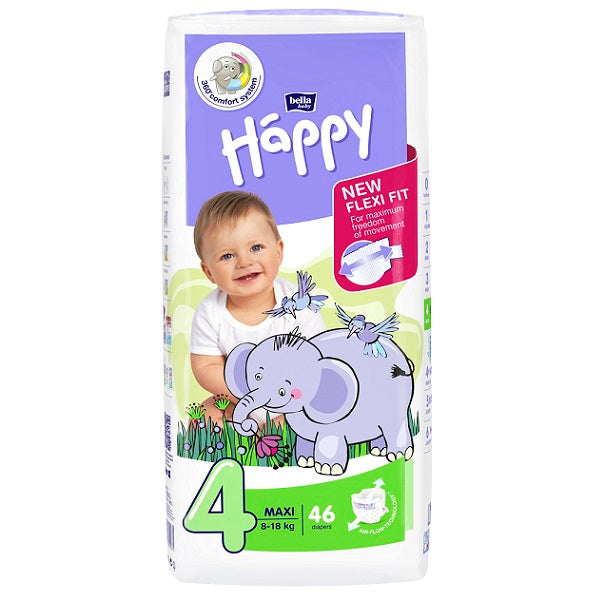 Diapers Bella Baby Happy Maxi Size 4 46 pcs.