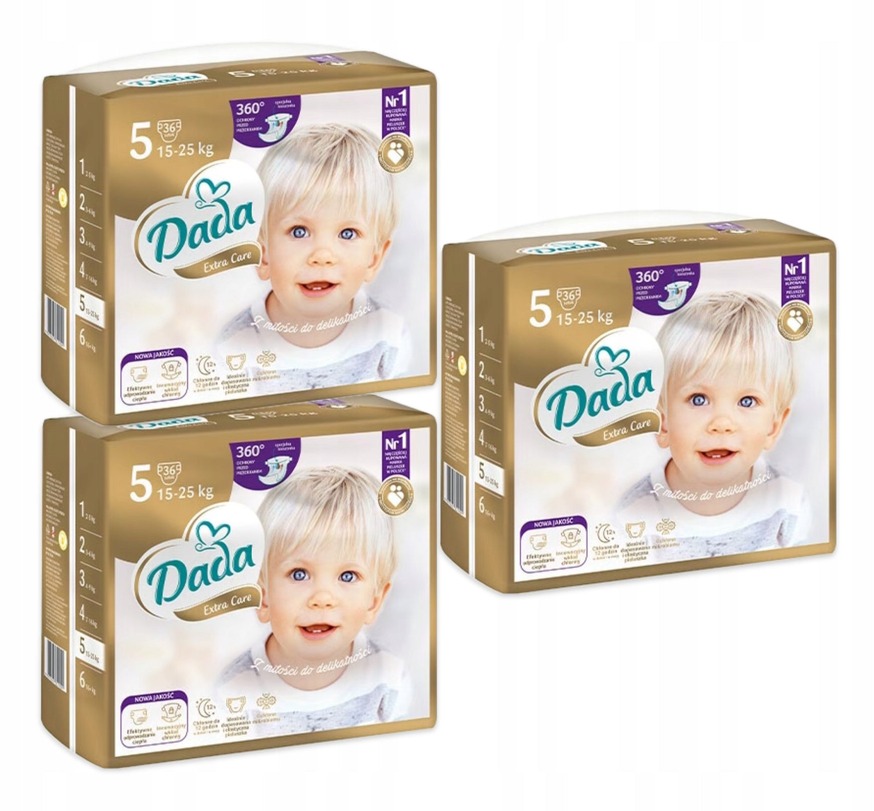 Diapers Dada Extra Care Size 5 108 pcs.