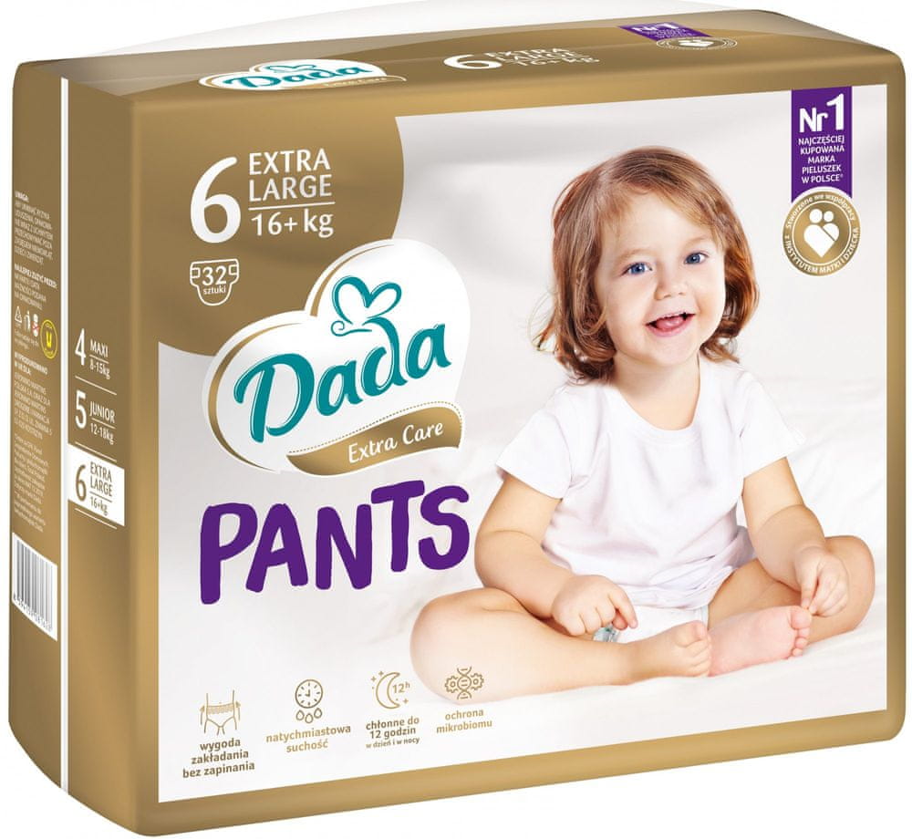 Diapers Dada Extra Care size 6 32 pcs.