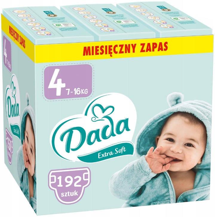 Diapers Dada Extra Soft Size 4 192 pcs.