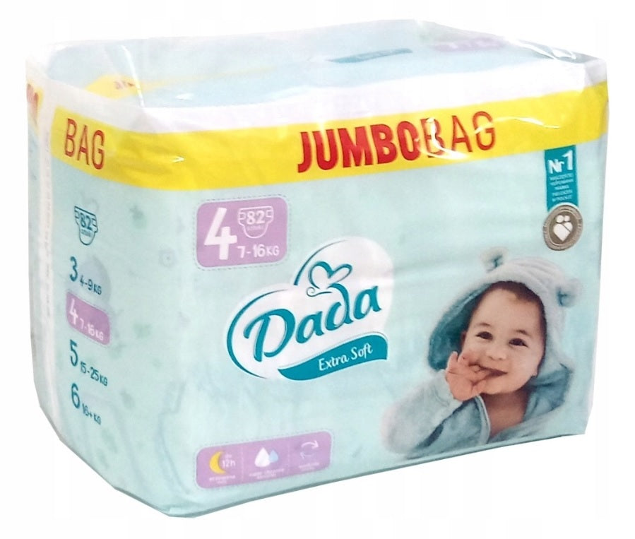 Diapers Dada Extra Soft Size 4 82 pcs JUMBOBAG