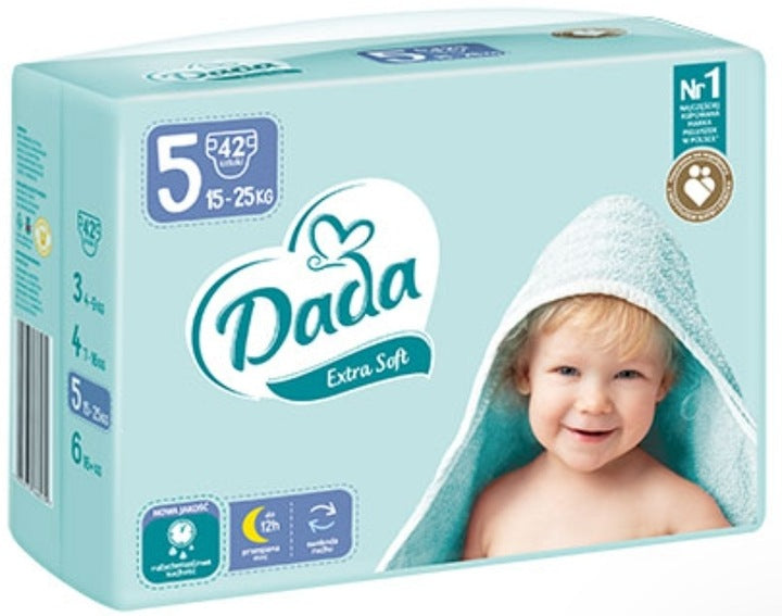 Diapers Dada Extra Soft Size 5 126 pcs. Brand Dada