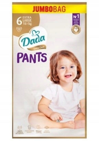Diapers Dada Pants Extra Care size 6 56 pcs JUMBO BAG