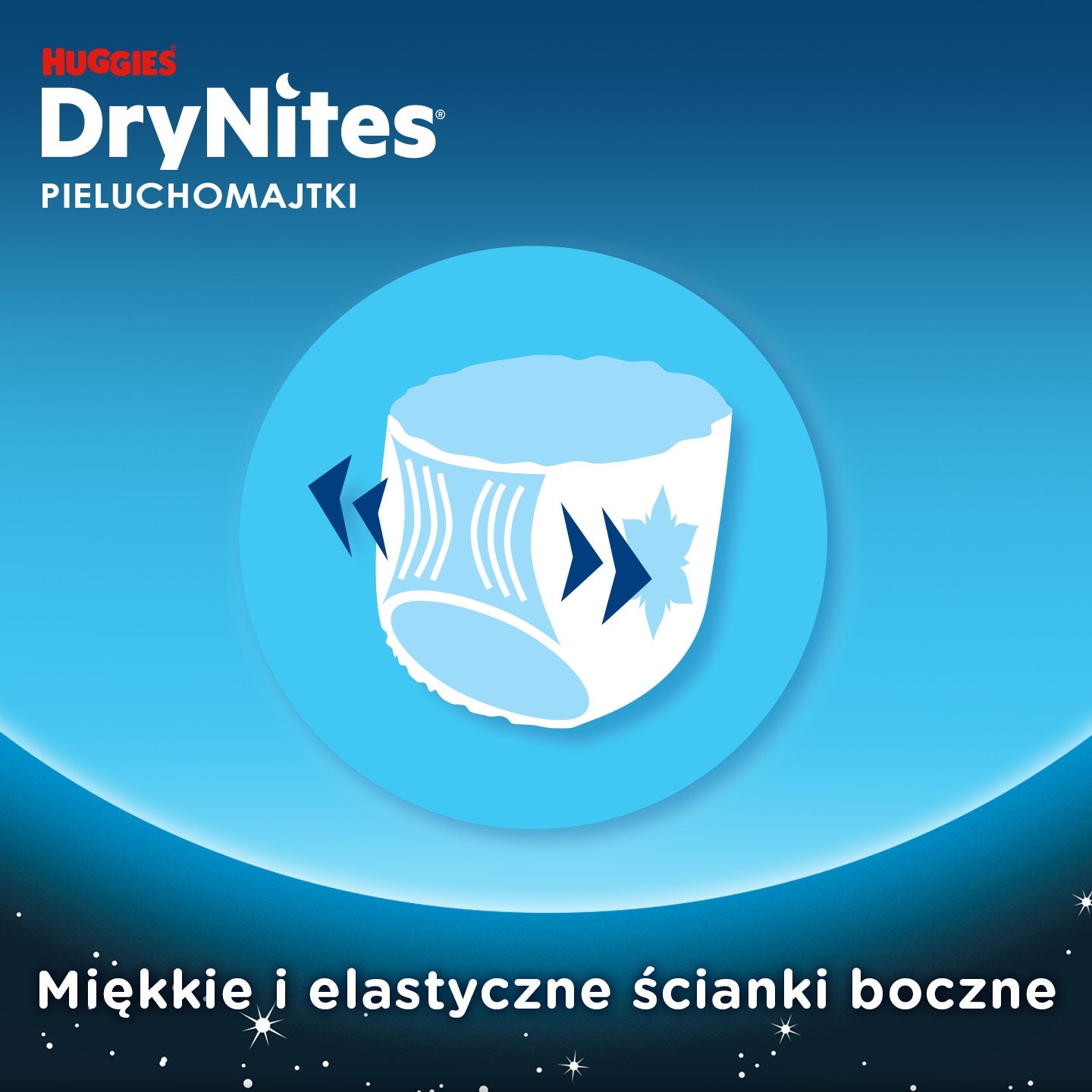 Diapers Huggies DRYNITES Boy size 4-7 (17-30kg) 50pcs. Line other