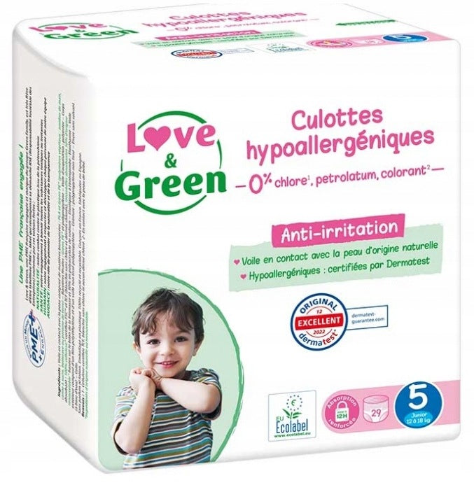 Diapers Love&Green Size 5 (12-18 kg) 29 pcs.
