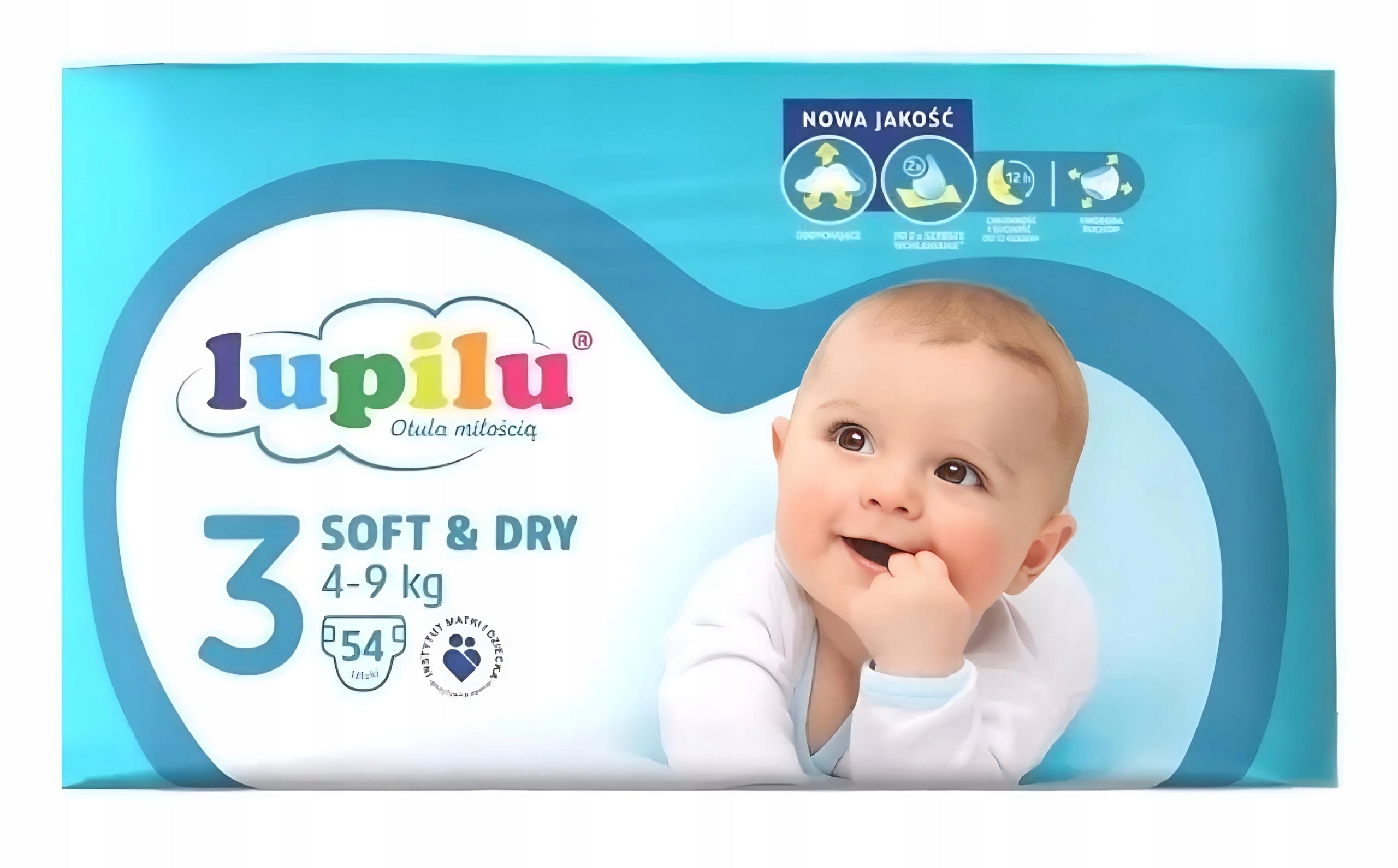Diapers Lupilu Soft&Dry 3 / 4-9 kg / 54pcs.