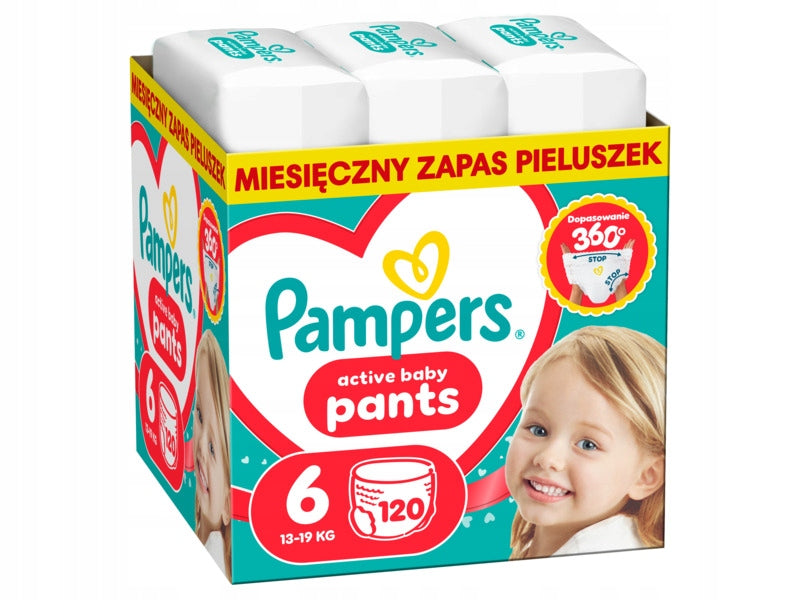 Diapers PAMPERS Pants 6 (120 pcs)