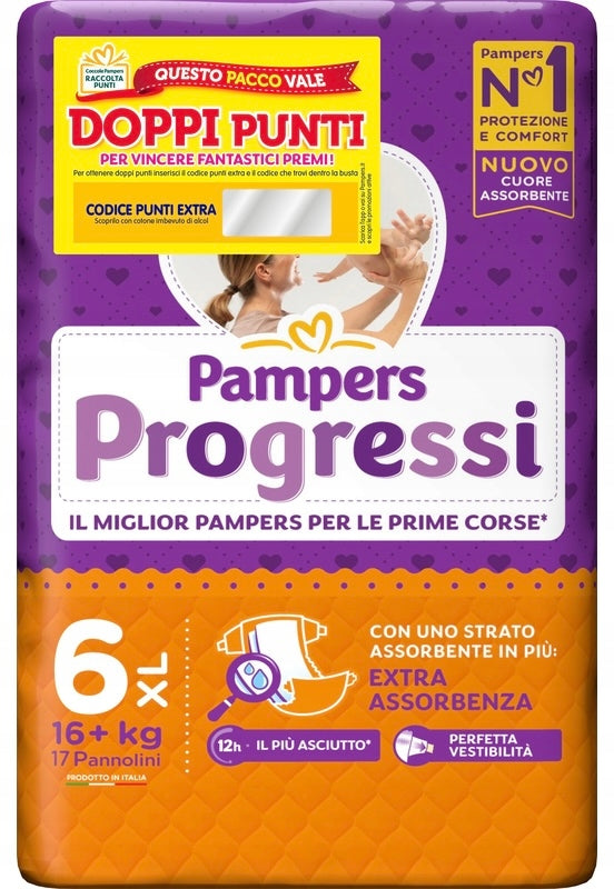 Diapers Pampers Progressi Size 6 17 pcs.