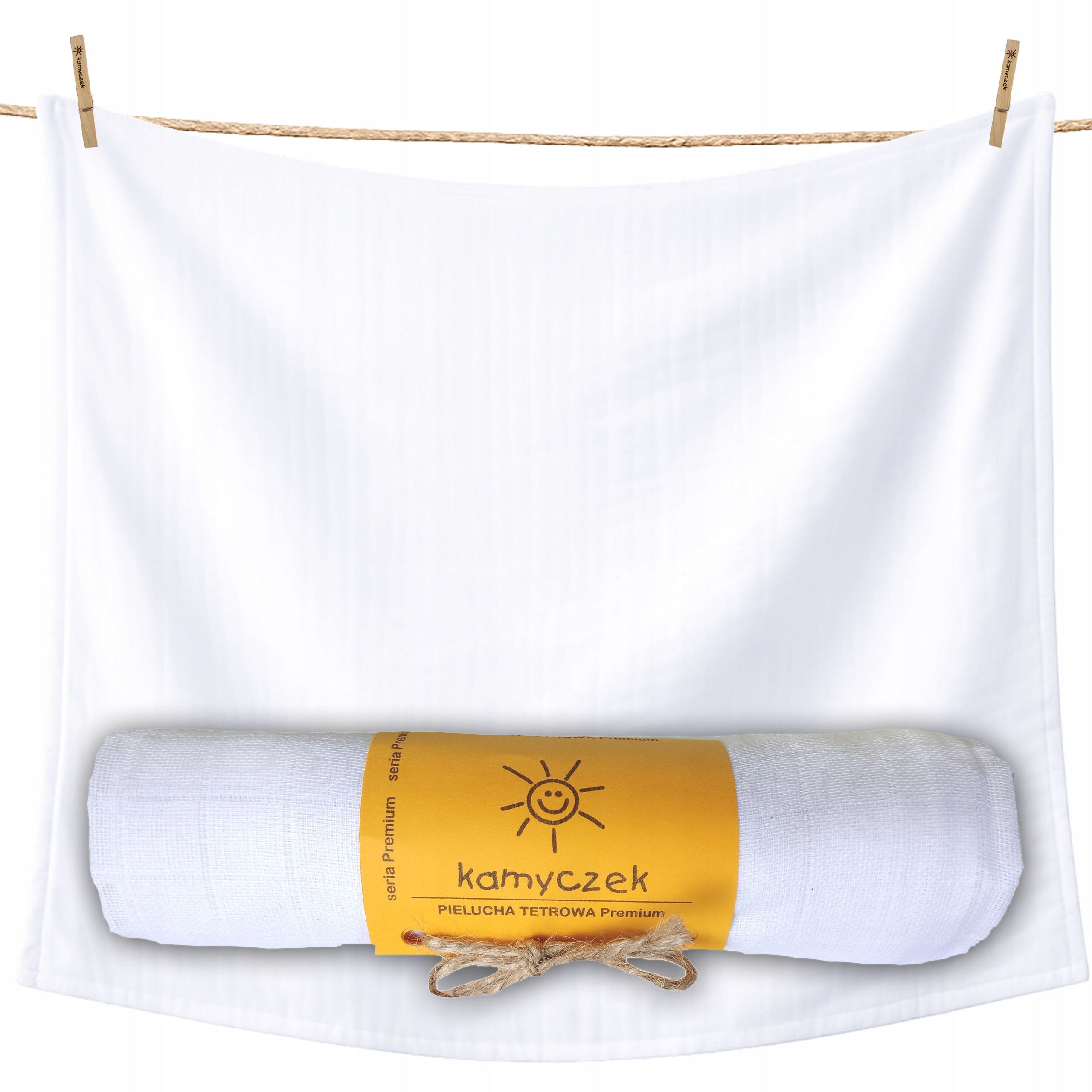 Diapers Tetra Diapers KAMYCZEK White Certificate Thick 140g 70cmx75cm
