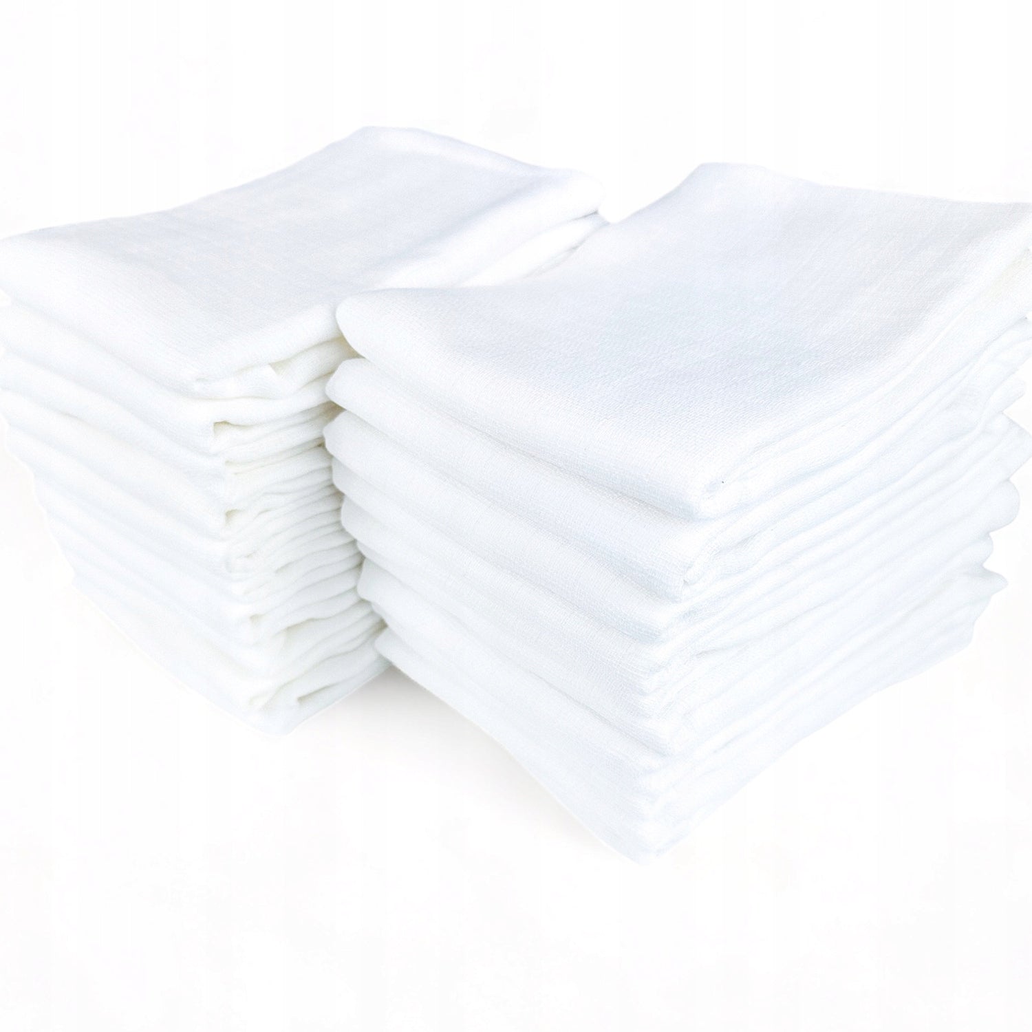 Diapers Tetra Diapers White 20pcs 70x80cm 100% Cotton, Dense Grille Brand Plumeri